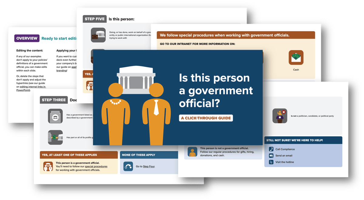 'Is this person a government official?' Clickthrough Guide [March 2021